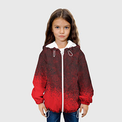 Куртка с капюшоном детская RED GRUNGE SPORT GRUNGE, цвет: 3D-белый — фото 2