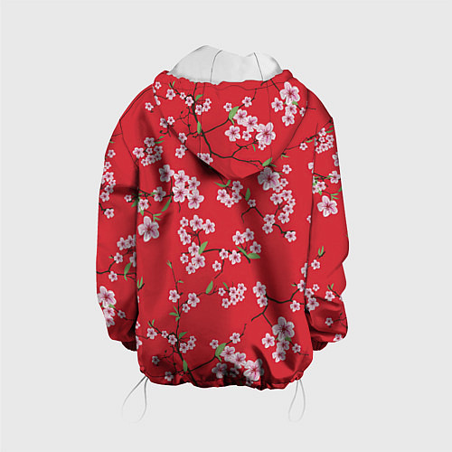 Детская куртка Алая весна / 3D-Белый – фото 2