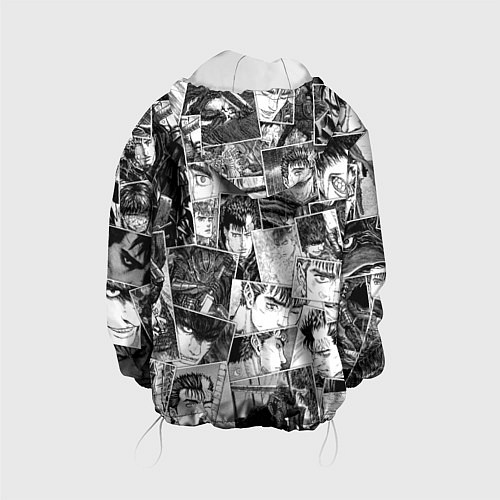 Детская куртка Berserk pattern / 3D-Белый – фото 2