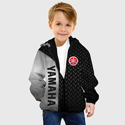 Куртка с капюшоном детская YAMAHA СТАЛЬ, цвет: 3D-черный — фото 2
