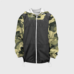 Куртка с капюшоном детская Бронижелет, цвет: 3D-белый