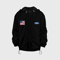 Куртка с капюшоном детская USA FORD, цвет: 3D-черный