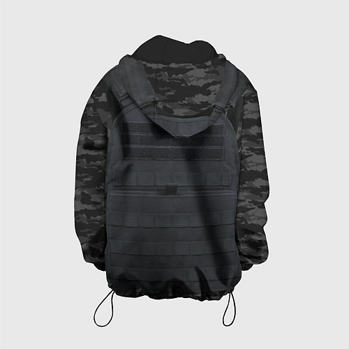 Детская куртка БРОНЕЖИЛЕТ 9 МАЯ ДЕНЬ ПОБЕДЫ / 3D-Черный – фото 2