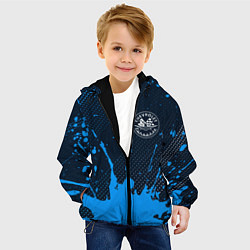 Куртка с капюшоном детская ШЕВРОЛЕ Краска, цвет: 3D-черный — фото 2