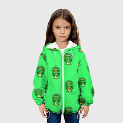 Куртка с капюшоном детская АБСТРАКТНЫЙ МИНИМАЛИЗМ, цвет: 3D-белый — фото 2