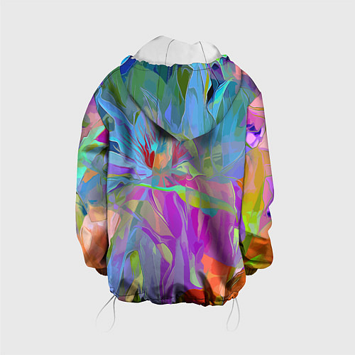 Детская куртка Abstract color pattern Summer 2022 / 3D-Белый – фото 2