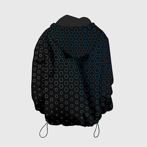 Детская куртка ДЭУ - Соты / 3D-Черный – фото 2