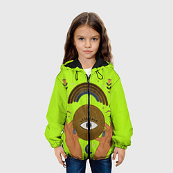 Куртка с капюшоном детская ВСЕВИДЯЩЕЕ ГЛАЗ, цвет: 3D-черный — фото 2