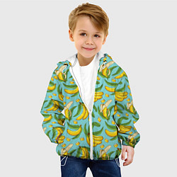 Куртка с капюшоном детская Banana pattern Summer Fashion 2022, цвет: 3D-белый — фото 2