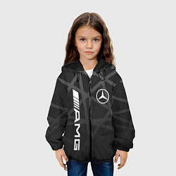 Куртка с капюшоном детская MERCEDES - BENZ МЕРСЕДЕС, цвет: 3D-черный — фото 2
