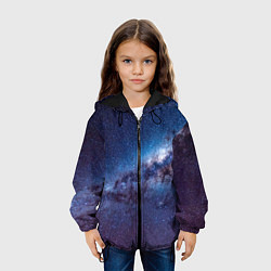 Куртка с капюшоном детская Космос просто космос!, цвет: 3D-черный — фото 2