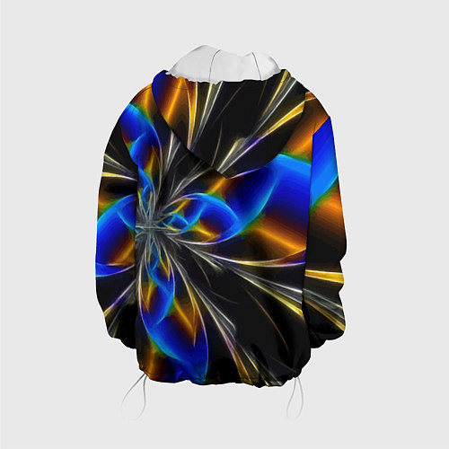 Детская куртка Neon vanguard pattern Fashion 2023 / 3D-Белый – фото 2