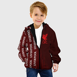 Куртка с капюшоном детская ЛИВЕРПУЛЬ Краска, цвет: 3D-черный — фото 2