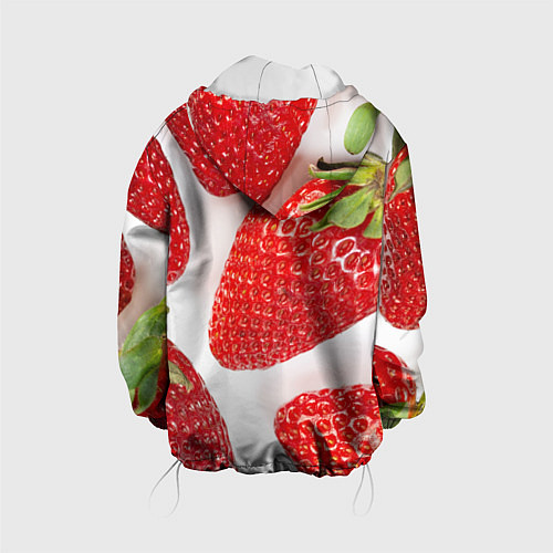 Детская куртка Strawberries / 3D-Белый – фото 2