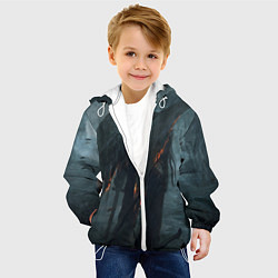 Куртка с капюшоном детская Leos Падший Ангел Одиночества, цвет: 3D-белый — фото 2