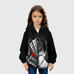 Куртка с капюшоном детская БЕРСЕРК ГАТС И ДОСПЕХИ, цвет: 3D-черный — фото 2