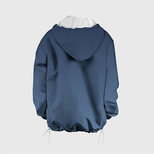 Детская куртка Gradient Dark Blue / 3D-Белый – фото 2