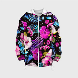 Детская куртка Floral pattern Summer night Fashion trend