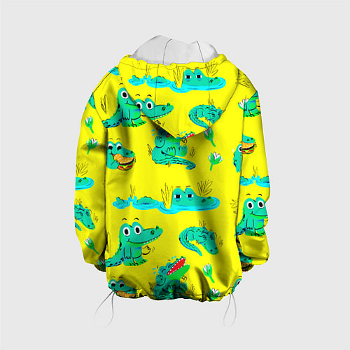 Детская куртка GREEN CROCODILES / 3D-Белый – фото 2