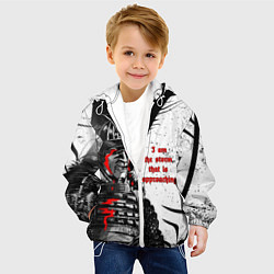 Куртка с капюшоном детская Samurai Casey Edwards - Bury the Light Vergils Bat, цвет: 3D-белый — фото 2