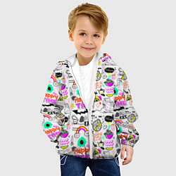 Куртка с капюшоном детская HAPPY TIME, цвет: 3D-белый — фото 2