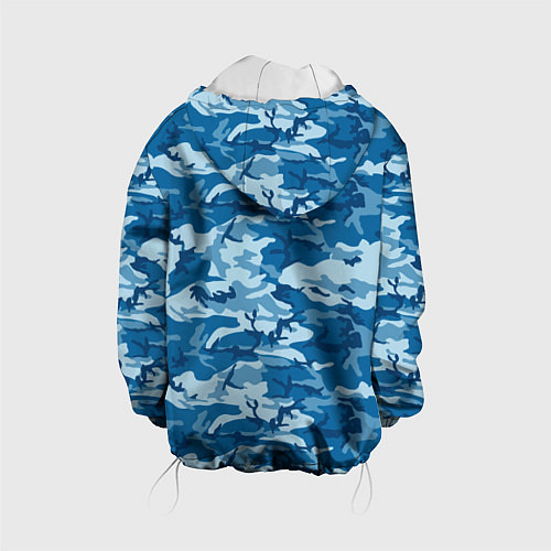 Детская куртка Камуфляж морской / 3D-Белый – фото 2