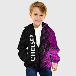 Куртка с капюшоном детская Chelsea Pro Football, цвет: 3D-черный — фото 2