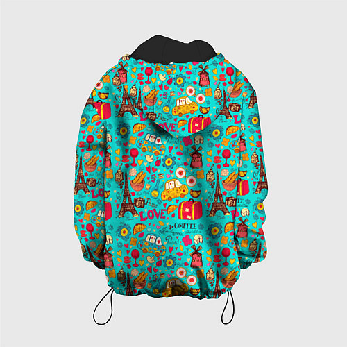 Детская куртка FRENCH LOVE / 3D-Черный – фото 2