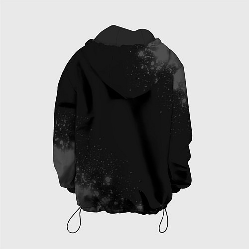 Детская куртка Stray Glitch на темном фоне / 3D-Черный – фото 2
