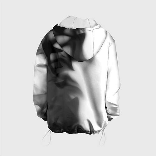 Детская куртка Рэпер Грибы в стиле граффити: по-вертикали / 3D-Белый – фото 2
