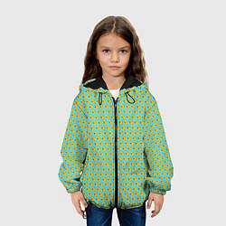 Куртка с капюшоном детская Ути ути-пути Голубой, цвет: 3D-черный — фото 2
