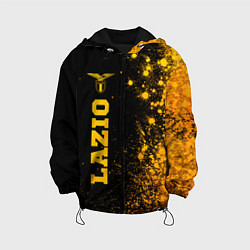 Куртка с капюшоном детская Lazio - gold gradient: по-вертикали, цвет: 3D-черный