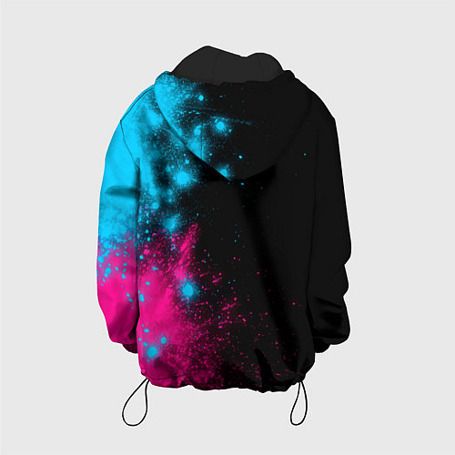 Детская куртка Inter - neon gradient: по-вертикали / 3D-Черный – фото 2