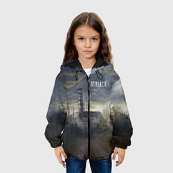 Куртка с капюшоном детская STALKER Саркофаг, цвет: 3D-черный — фото 2