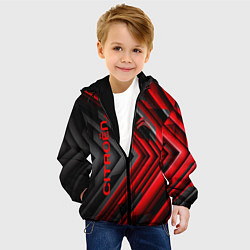 Куртка с капюшоном детская Citroёn - спорт, цвет: 3D-черный — фото 2