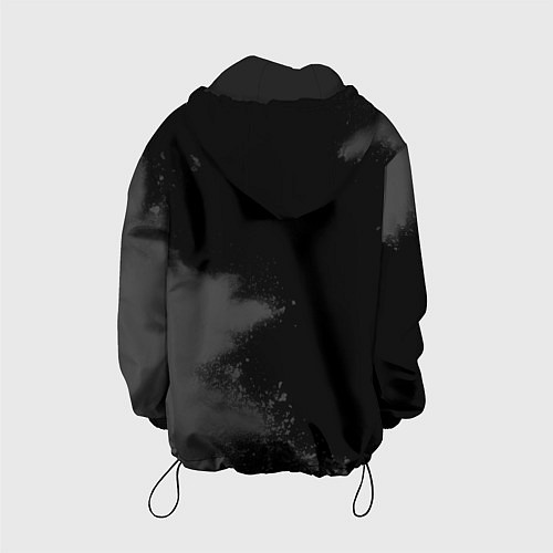 Детская куртка Dark Souls glitch на темном фоне: символ и надпись / 3D-Черный – фото 2