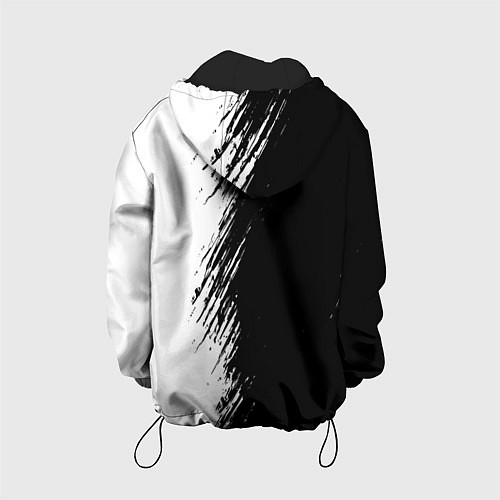 Детская куртка Геодезист из России и герб РФ: по-вертикали / 3D-Черный – фото 2