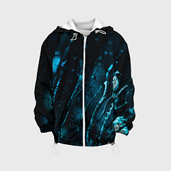 Детская куртка Огни в каплях дождя