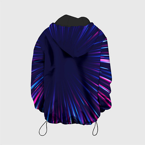 Детская куртка Daewoo neon speed lines / 3D-Черный – фото 2