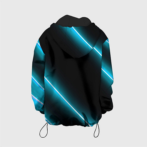 Детская куртка Nissan неоновые лампы / 3D-Черный – фото 2