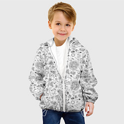 Куртка с капюшоном детская КУЛИНАРНЫЙ УЗОР, цвет: 3D-белый — фото 2