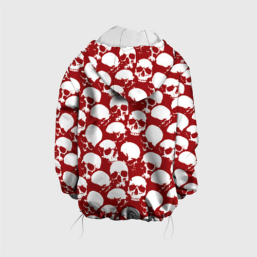 Детская куртка Череп и кровь / 3D-Белый – фото 2