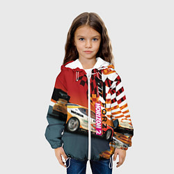 Куртка с капюшоном детская Froza horizon art, цвет: 3D-белый — фото 2