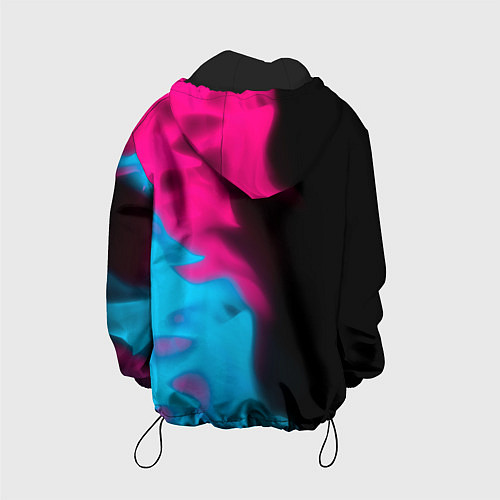 Детская куртка Poppy Playtime - neon gradient: по-вертикали / 3D-Черный – фото 2
