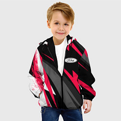 Куртка с капюшоном детская Ford fast lines, цвет: 3D-черный — фото 2