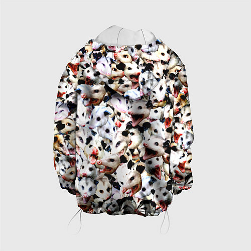 Детская куртка Опоссумы / 3D-Белый – фото 2