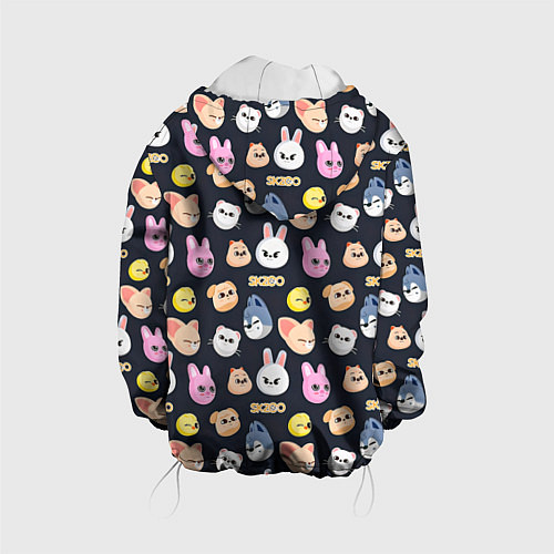 Детская куртка Skzoo pattern / 3D-Белый – фото 2