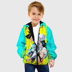 Куртка с капюшоном детская Команда раннеров, цвет: 3D-черный — фото 2