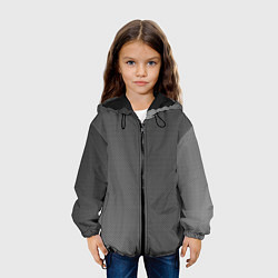 Куртка с капюшоном детская Стальной фон, цвет: 3D-черный — фото 2
