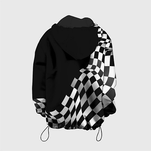 Детская куртка Yamaha racing flag / 3D-Черный – фото 2